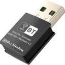 Blueshadow Mini 2-in-1 USB WiFi Bluetooth Adapter AC600-2.4G/5G Dual Band Wireless Network Adapter for Desktop PC, Bluetooth 4.2, WPA3 Network Security, Supports Windows 11,10, 8.1,8, 7