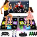 Dance Mat for Kids & Adults - Wireless Electronic Dance Pad with HDMI Plug & Play, 2-Player Dance Game Mat, Exercise Mat for Family Parties, Birthday Gift for Boys Girls Ages 6+, 65.4" x36.6"