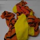 Raccoon Adult Onesie Unisex Pajamas Animal Cosplay Christmas Halloween Costume Cartoon Sleepwear for Women Men Orange M