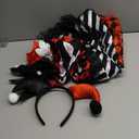 Spooktacular Creations Girls Clown Costume, Halloween Evil Clown Costume, Black and White Jester Dress for Girls Halloween (Large(10-12 yrs))