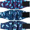 Leekalos Male Dog Diapers (3 Pack), High Absorbing Dog Belly Bands for Male Dogs, Washable Reusable Dog Males Wraps (Large)