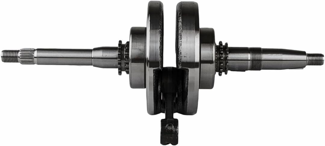 RedCap Crankshaft Assembly 17T for GY6 150cc 4-Stroke Engine Fits TaoTao Roketa Kazuma SunL Peace Coolsport Jonway Tank Baja Honda Redcat Scooter ATV Go Kart Moped 125cc-150cc with 17 Sprocket