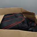 VEVOR 3 Ball Bowling Bag Double Roller Bag with Separate Shoe Compartment, 22.44" x 10.43" x 16.14",9.84" x 9.45" x 8.66"