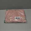 Women's Summer Button Down Shirts Casual Short Sleeve Crew Neck Ribbed Knit Blouse Top Cardigans, Size Large, Pink