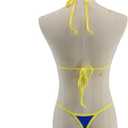 SHERRYLO Micro Bikini Extreme G String Thong Bikinis Sexy Mini Bathing Suit for Women Womens Swimsuits Microkini Swimsuit (Blue, S)