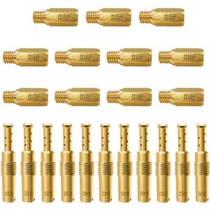 3 x Strongthium 22Pcs Carburetor Jet Kit for Keihin Nibbi FCR FCR-MX PE PJ PWK PWM 99101-357 95#~140# N424-21