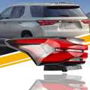 Dasbecan Tail Light Assembly LED Compatible With 2022 2023 2024 Chevy/Chevrolet Traverse Rear Lamp Taillight Left Driver Side 86785340 2574100