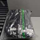 Cullaby Center Console Dog Car Seat Safe Travel for Small Dogs Under 15 lbs Detachable Washable Pet Carrier with Storage Pockets & Safety Leash, Black