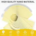 Polymer Material Reusable Napkin Band, Glue-Free Tear-Proof Water Resistant Oil-Proof Napkin Bands Set of 200(Assorted 4 Front Colors and Back Silver), 6 Adjustable Sizes Napkin Rings (A-009-hmix)