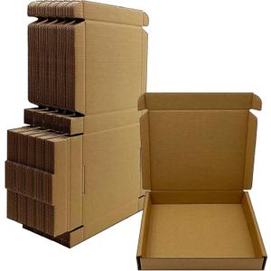 6x5x1 inch Small Shipping Boxes 50 Pack, Brown Kraft Corrugated Cardboard Mailer Boxes Bulk for Packaging Business Mailing GiftMini Mailer Boxes for Packaging Supplies