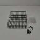 kathson Rabbit Hay Feeder 2 Pack, Metal Bunny Hay Rack for cage with Hooks, Rabbit hay Holder for Bunny Guinea Pig Chinchilla