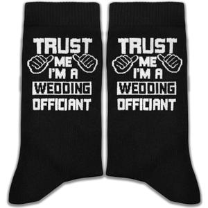 Funny Novelty Socks Gifts for Wedding Officiants - Trust Me I'm A Wedding Officiant - Officiant Socks.(093)