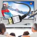 Soonsoonic 4K HDMI Cable 50Ft | High Speed HDMI 2.0 Cable 4K@60Hz 2K 1080P 3D ARC Ethernet | for UHD TV Monitor Laptop Xbox PS4/PS5 (15m)
