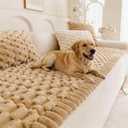 Pet Couch Cover for Dogs Washable Pet-Friendly Dog Sofa Protector for Furniture Boho Pets Mat for Couches and Sofas (27.6x70.9, Khaki Brown)