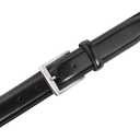 Mens Genuine Leather Dress Belt for Men, Handmade, 100% Cow Leather, Classic Casual and Business Belt Prong Buckle(1015/ Black/ 38)