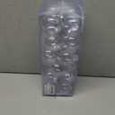 24 Pack 2.36 Inch Clear Christmas Ornaments, Fillable Hanging Ball with Rope for DIY Christmas Tree Decorations