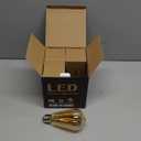 ASOKO 4-Pack Dimmable Edison Light Bulbs, 40W Equivalent Vintage Bulbs, 2200K-2400K Warm White (Amber Glass), ST64, E26 Base (4W-4 Pack) (Amber)