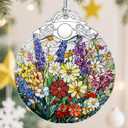 Christmas Ornament, Christmas Tree Ornaments, Keepsake Ornaments, Holiday Decor, Holiday & Xmas Gifts, Housewarming Gift, Gifts for Flower Lovers & Nature Lovers - Wildflower-Theme