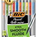 10 x BIC Xtra-Smooth Mechanical Pencils with Erasers, Medium Point (0.7mm), 10-Count Pack, Bulk Mechanical Pencils for School or Office Supplies