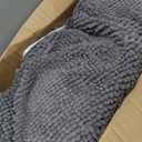 Muddy Mat Dog Crate Bed mat, Comfortable Dog Pillow, Crate Bed for Large Medium Small Dogs and Cats, Ultra Soft & Relaxing Washable & Dryer Safe Chenille Material - Grey Large (28"x42")