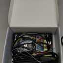 Padarsey 7" TFT LCD Car Rearview Quad Split Monitor,Remote Control, 4 Channels RCA Video Inputs(4-PIN Shockproof Connector) - 12V-24V 800480HD Screen w/Sunshade Anti-Glare