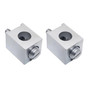 2 Pieces #4-2/0 Neutral Lug Kit Circuit Breaker Ground Lugs Aluminum Grounding Lugs Fit for Electrical Connections