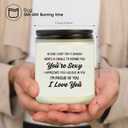 Kosmickiss Valentines Day Gift for Her Him, Lavender Scented Candle, I Love You Anniversary Wedding Gift for Girlfriend Boyfriend Wife Husband, Romantic Birthday Presents