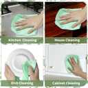 25 Pack Microfiber Cleaning Cloths11.8x11.8InThin Microfiber Towels Bulk, Towels for HomeKitchen,CarsCleaning Rags 5 ColorsQuick-Dry,Lint-Free