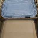 M MCIRCO 74.7oz(9.2 cup), 40.9oz(5 cup)& 19.3oz(2.4 cup) Extra Large Glass Food Storage Containers Set with Lids, 6 Pack Airtight Glass Storage Container for Microwave,Oven,Freezer Dishwasher