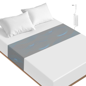 Grounding Sheets Grounding Mat for Bed, 10% Silver Fiber Grounded Fitted Bed Earth Sheets for All Mattress Sizes (Grey)