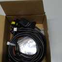 Universal Turbo Boost/Vacuum Gauge Kit Includes Electronic Pressure Sensor Red LED Light PSI Meter - for Car Truck - 2-1/16"