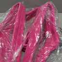 HOUSE DAY Rosy Red Velvet Hangers 60 Pack, Non Slip Clothes Felt Hanger Heavy Duty for Coat, Premium Slim Space Saving Suit Hangers for Closet Organizer, 360 Rotating Silver Hook
