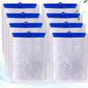 8-Pack Large Replacement Filter Cartridges Compatible with Tetra Whisper Bio-Bag Filters Large Aquarium Filter Cartridges for Whisper 20i/40i IQ20/30/45/60 PF20/30/40/60 Power Filters
