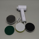 Electric Spin Scrubber, Power Cleaning Brush with 3 Heads, Cordless Waterproof Shower Scrubber with Dual Speed, Perfect for Cleaning Bathroom, Tile, Cars, Floor. Electric Scrub Brush for tub