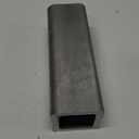 Zonon Square Hot Rolled Steel Tube, 2" x 2", 1/4" Wall Thickness, 6" Length Steel Square Tubing for Industrial Accessories