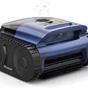 Pool Vacuum for Inground Pool & Above Ground Pool, Cordless Pool Cleaner with Smart Navigation, Self-Parking, LED Indicator, Wall&Waterline Cleaning Pool Robot up to 2150 Sq.ft