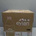 Evian Natural Spring Water, 1.5 L bottle (Pack of 12), EXP 02/13/2027