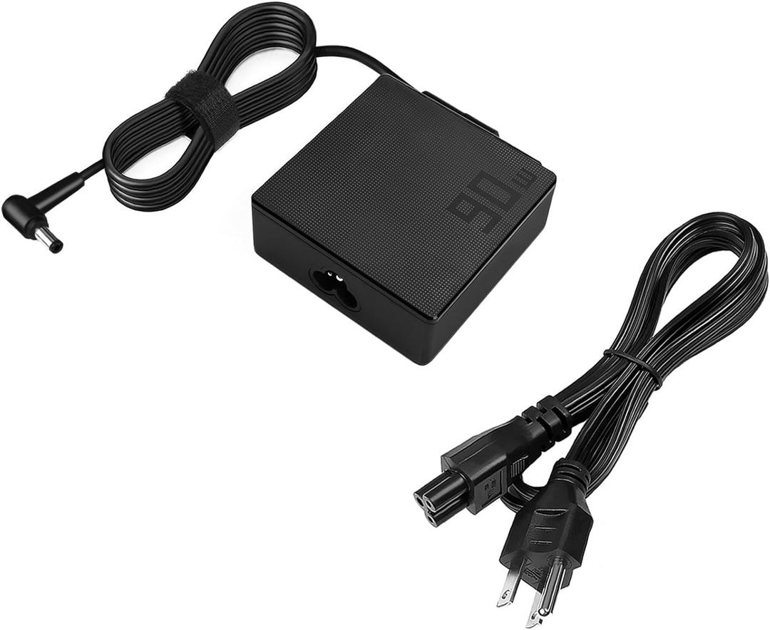 90W Charger Compatible with Asus Monitor Power Cord Rog Strix PG279Q PG279 PG279QZ XG27UQ PG259QN TUF Gaming VG27AQ VG32VQR VG35VQ Vivo AiO V230I V230IC AC Adapter ADP-90LE B