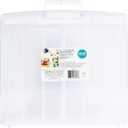 We R Memory Keepers Clear Washi Storage Bin, Clear Storage Box, Washi Tape Storage Organizer, Use for Scrapbooking, Card-Making, & Paper Crafting