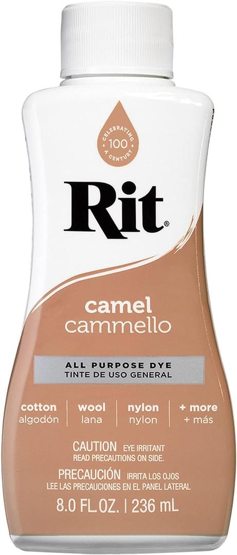 Rit Liquid Dye, Camel 8oz (1 PACK)