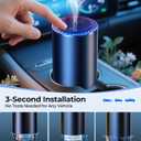 Car and Home Diffuser Smart Air Freshener, Auto On/Off, Cordless & Portable, Works Silently, Refill Oil Aroma with 120Days Long-Lasting Scent, Travle Gifts for Men, Easter's Day-Forest