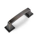 Amerdeco 20 Pack Kitchen Cabinet Handles 3 Inch(76mm) Hole Centers, Oil Rubbed Bronze Handles for Kitchen Cabinet Hardware, Cabinet Pulls for Bathroom Dresser Drawer Handles ZH0002