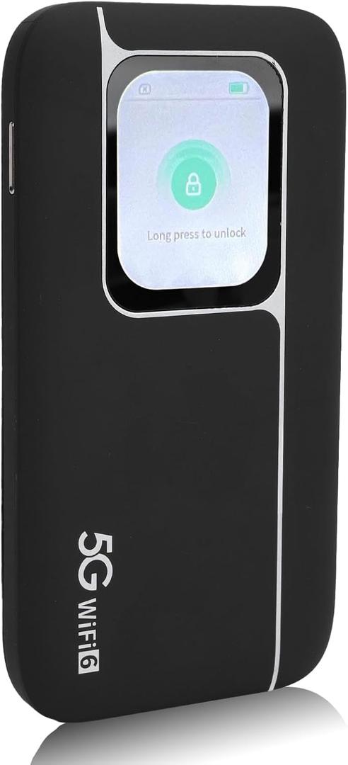5G Mobile Wi Fi Hotspots, Portable Travel Router Supports 16 Users at The Same Time, 7100mAh Large Battery, Pocket Wi Fi Device for Secure Internet at Home Or Everywhere You