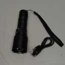 Rechargeable Flashlights High Lumens, Super Bright LED Small Powerful Tactical Flashlight with Memory Function, 6Modes Pocket Waterproof Flash Light for Home, Camping, Car, Emergency, Gifts for Men (Black)