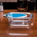 Glass Baking Dish with Plastic lids, Container with BPA Free Lids, Glass Casserole for Lasagna, Leftovers, Cooking, Kitchen, Freezer-to-Oven and Dishwasher (2.6-Quart Square)