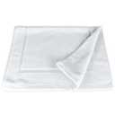 Lincoln & Palm Turkish Cotton Bath Towel Mat - Soft, Plush, and Absorbent - 1000 GSM Thick Luxury Spa and Hotel Style - No Rubber Backing - Silver-Infused SILVERbac (1 Piece Bath Mat, White)