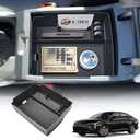 X-TKER Center Console Organizer Insert Tray Compatible with Kia K4 2025 2026 Accessories - 2025-2026 K4 Armrest Storage Box Middle Console Organizer Custom-fit Coin Card Holder Dual-Layer Storage ABS