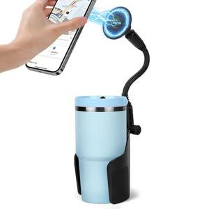 Sosirolo Magnetic Cup Holder Phone Holder for Magsafe, 360° Adjustable Long Gooseneck & Powerful N54 Magnet Cell Phone Mount for Car Compatible with iPhone & Samsung & All Smartphones
