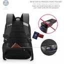 Swissdigital Design Business Laptop Backpack, College Laptops Backpack with USB Charging Port for Men and Women Fits 16 Inch Notebook, Black-Finder Color Random | SD1670BT013-01