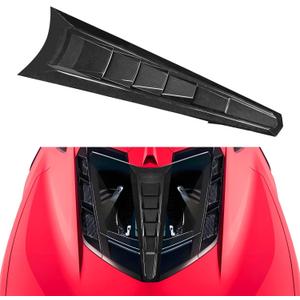 Rear Window Split Louver Panel Compatible with for Chevy Corvette C8 Stingray Z51 Z06 E-ray Coupe 2020-2026 Exterior Accessories, Rear Hatchback Engine Window Center Molding Decoration Trim Cover